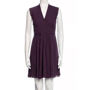 Rebecca Taylor Pleated Mini Dress